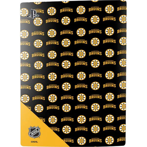 NHL Boston Bruins Pattern PS5 Digital Edition Console Skin